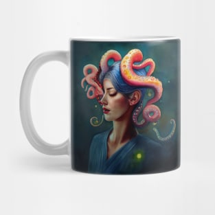 Girl with Octopus Hair Mug